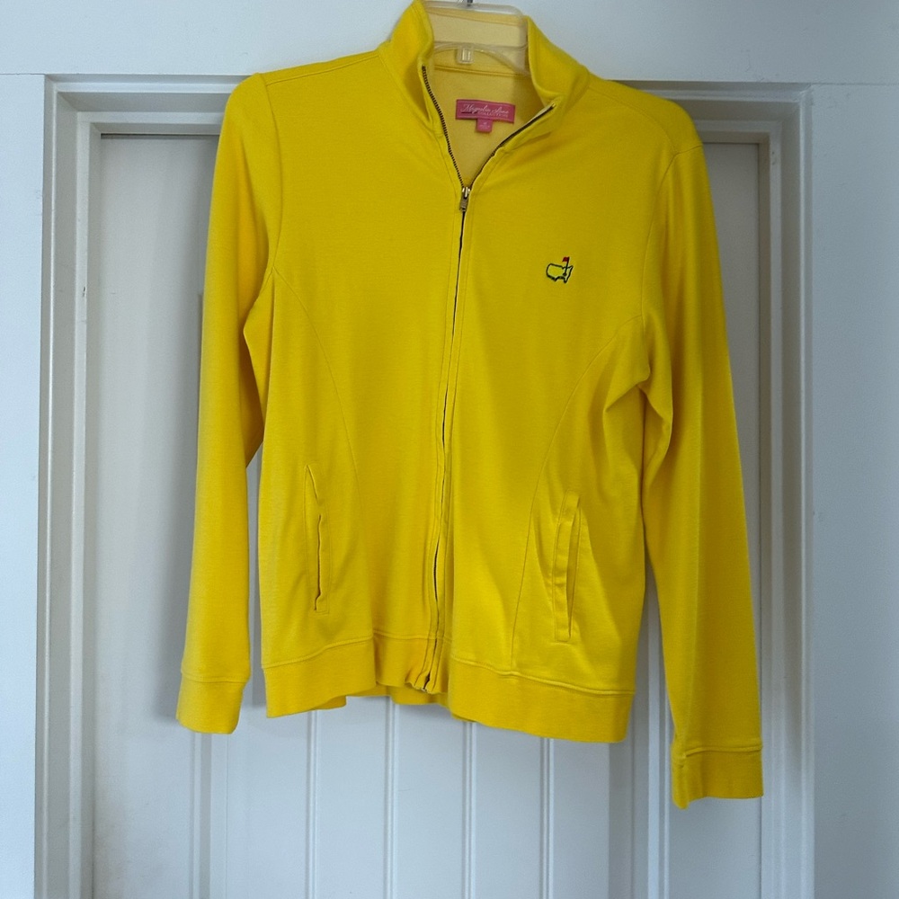 Magnolia Lane Collection women’s medium zip yellow jacket.
